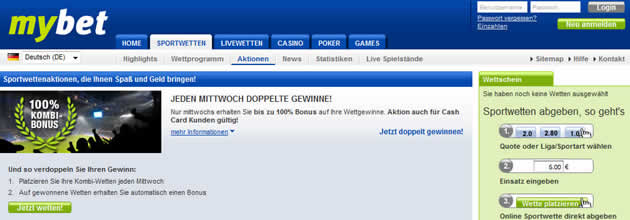 Wettanbieter MyBet