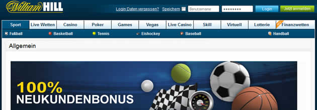 Wettanbieter William Hill